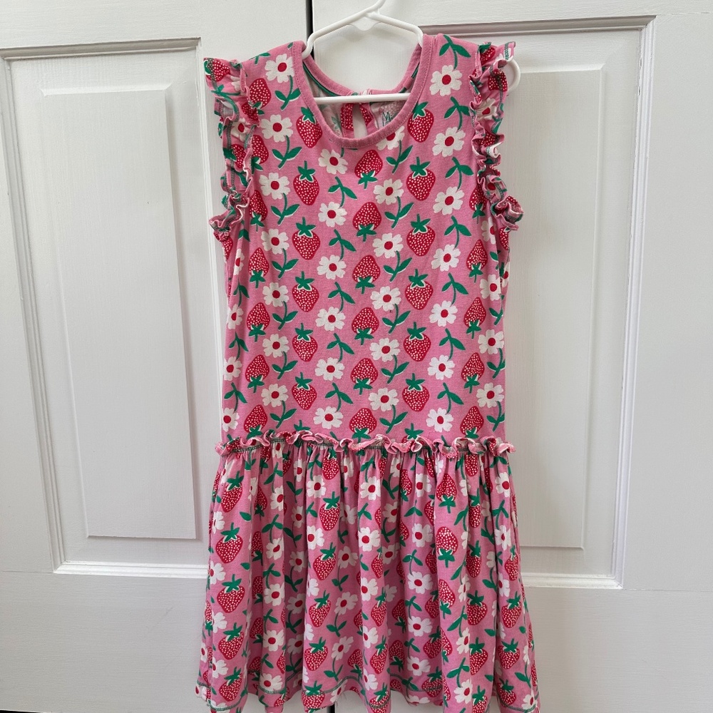 MiniBoden Strawberry Dress
